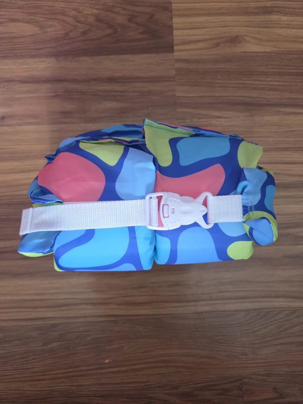 Kids Swim Vest with Arm Floaties 20 to 50 lbs Blue Colorful